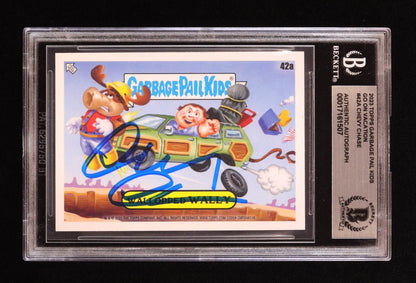Chevy Chase Signed 2023 Garbage Pail Kids #42B (BGS)