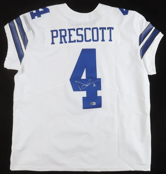 Dak Prescott Signed Cowboys Jersey (Beckett)