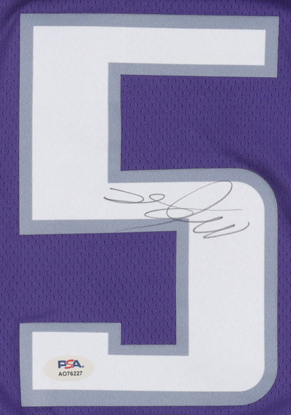 De'Aaron Fox Signed Jersey (PSA) Sacramento Kings