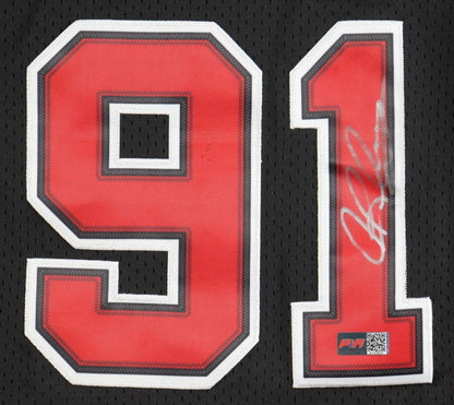 Dennis Rodman Signed Bulls Mitchell & Ness Jersey (PIA) Chicago Bulls
