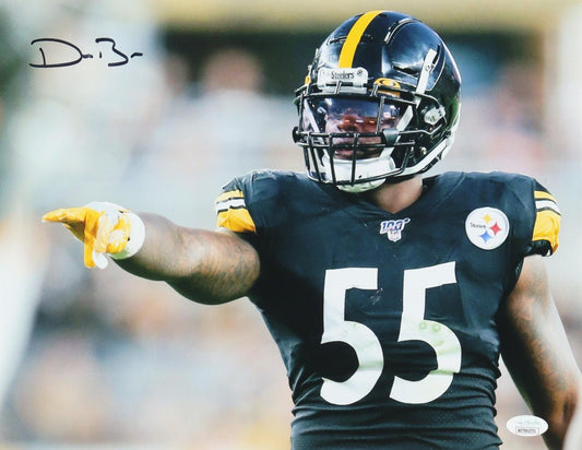Devin Bush Jr. Signed Steelers 11x14 Photo (JSA)