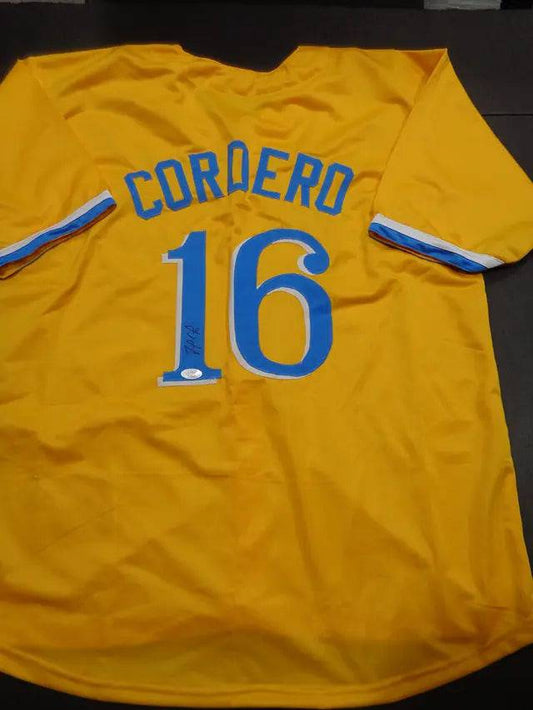 Franchy Cordero Red Sox Autographed Custom Jersey (JSA COA)