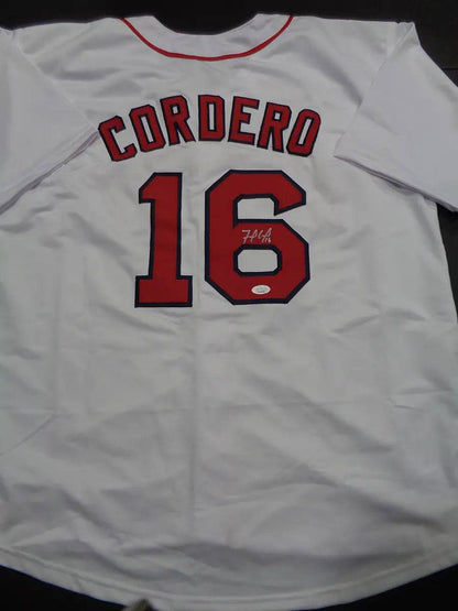 Franchy Cordero Red Sox Autographed Custom Jersey (JSA COA)
