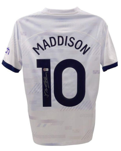 James Maddison Signed Tottenham Home Jersey (Beckett)