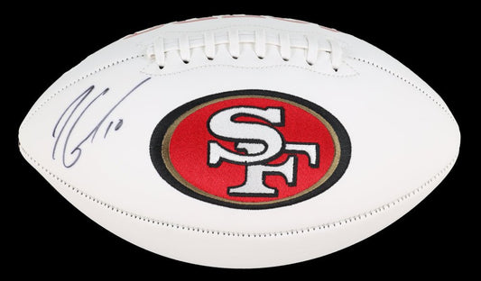 Jimmy Garoppolo Signed 49ers Logo Football (Fanatics & TriStar)