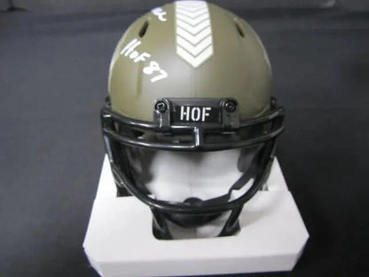 Joe Greene Signed HOF Mini Helmet (Direct COA)
