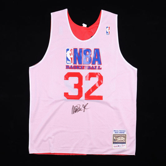 Magic Johnson Signed All-Star Game Jersey (Beckett)