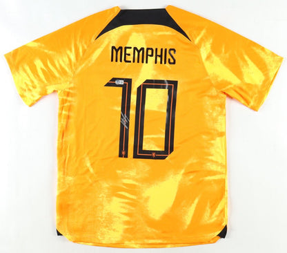 Memphis Depay Signed Netherlands Nike Jersey (Beckett)