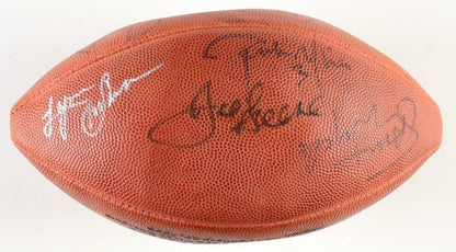 Pro Football Greats Signed Super Bowl XXIX Football, 8 Signatures (PSA)