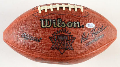 Pro Football Greats Signed Super Bowl XXIX Football, 8 Signatures (PSA)