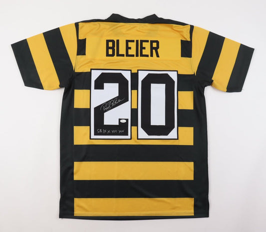 Rocky Bleier Signed Jersey Inscribed "S.B. IX X XIII XIV" (JSA)