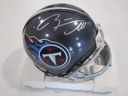 Ryan Tannehill Titans Signed Mini Helmet (PAAS COA)
