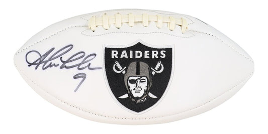 Shane Lechler Signed Raiders Logo Football (Beckett)