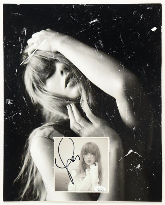 Taylor Swift Signed Custom The Tortured Poets Department CD Insert Display (JSA)