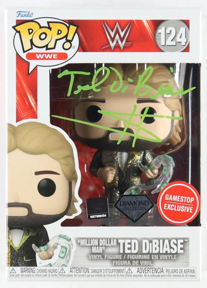 Ted DiBiase Signed WWE Funko Pop #124 (JSA)
