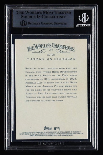 Thomas Ian Nicholas Signed 2023 Allen & Ginter #285 (Beckett)