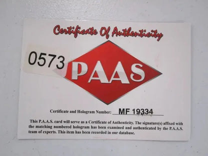 Tim Austin Signed Boxing Glove (PAAS COA)