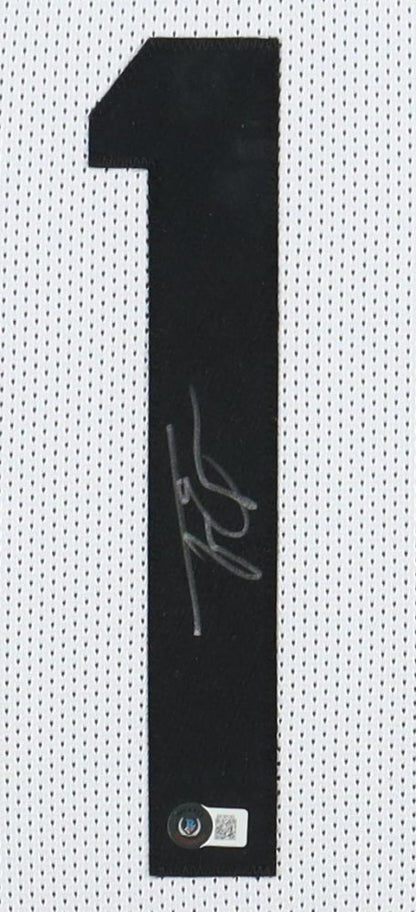 Travis Etienne Signed Custom Framed Jersey Display (Beckett)