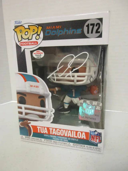 Tua Tagovailoa Miami Dolphins Signed Funko Pop (PAAS COA)