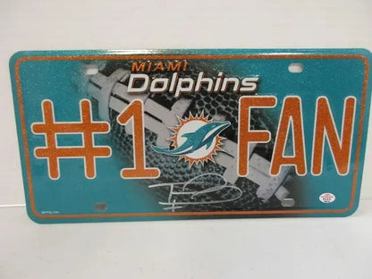 Tua Tagovailoa Dolphins Signed License Plate (PAAS COA)
