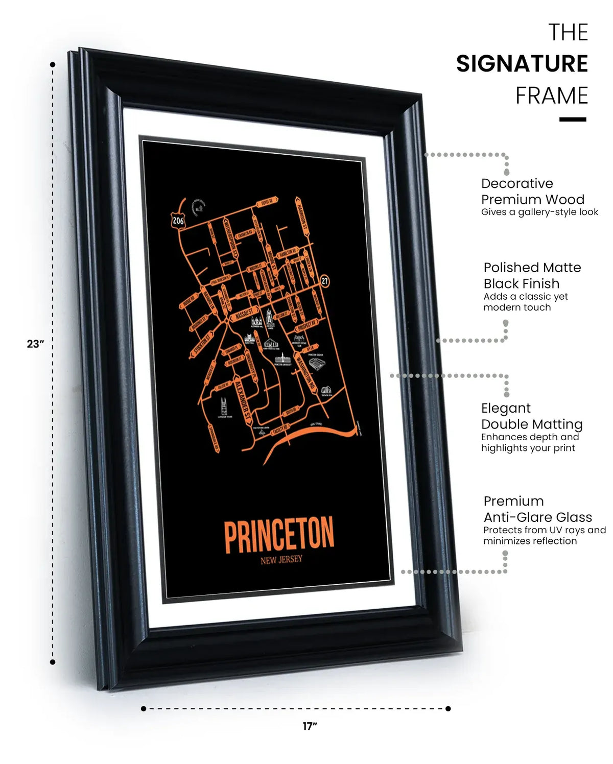 Princeton, New Jersey street map