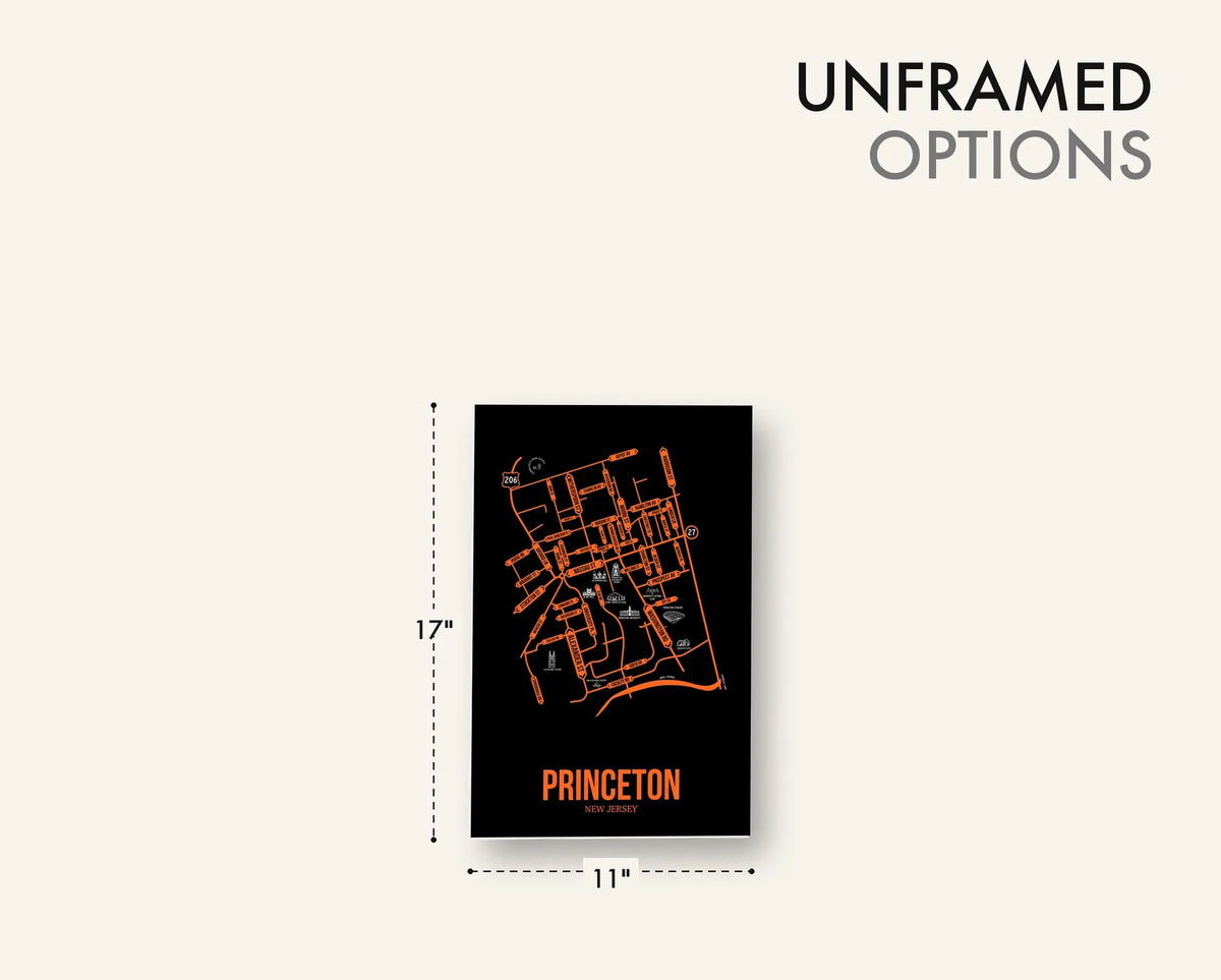 Princeton, New Jersey street map