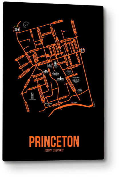 Princeton, New Jersey street map