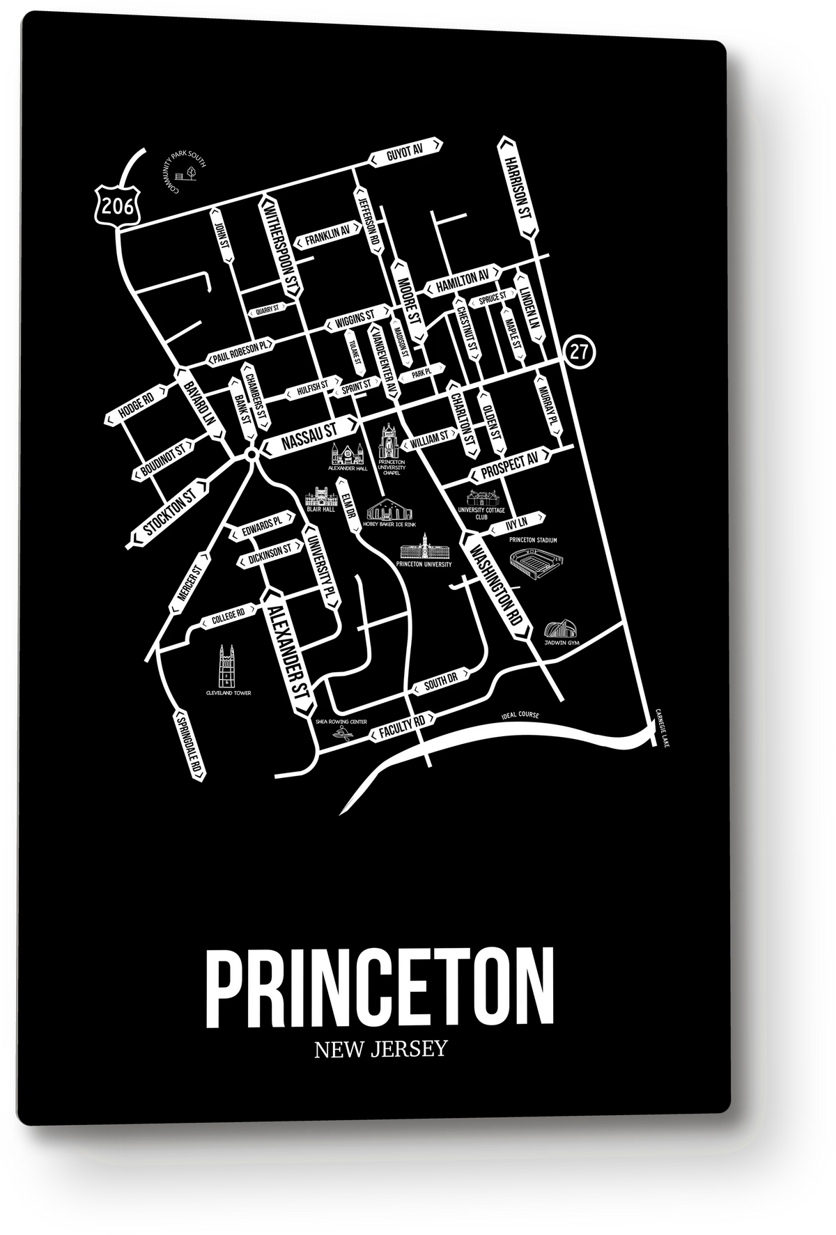 Princeton, New Jersey street map