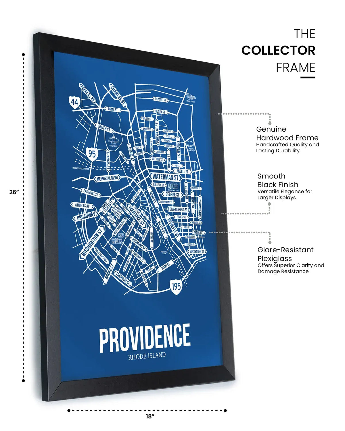Providence, Rhode Island street map
