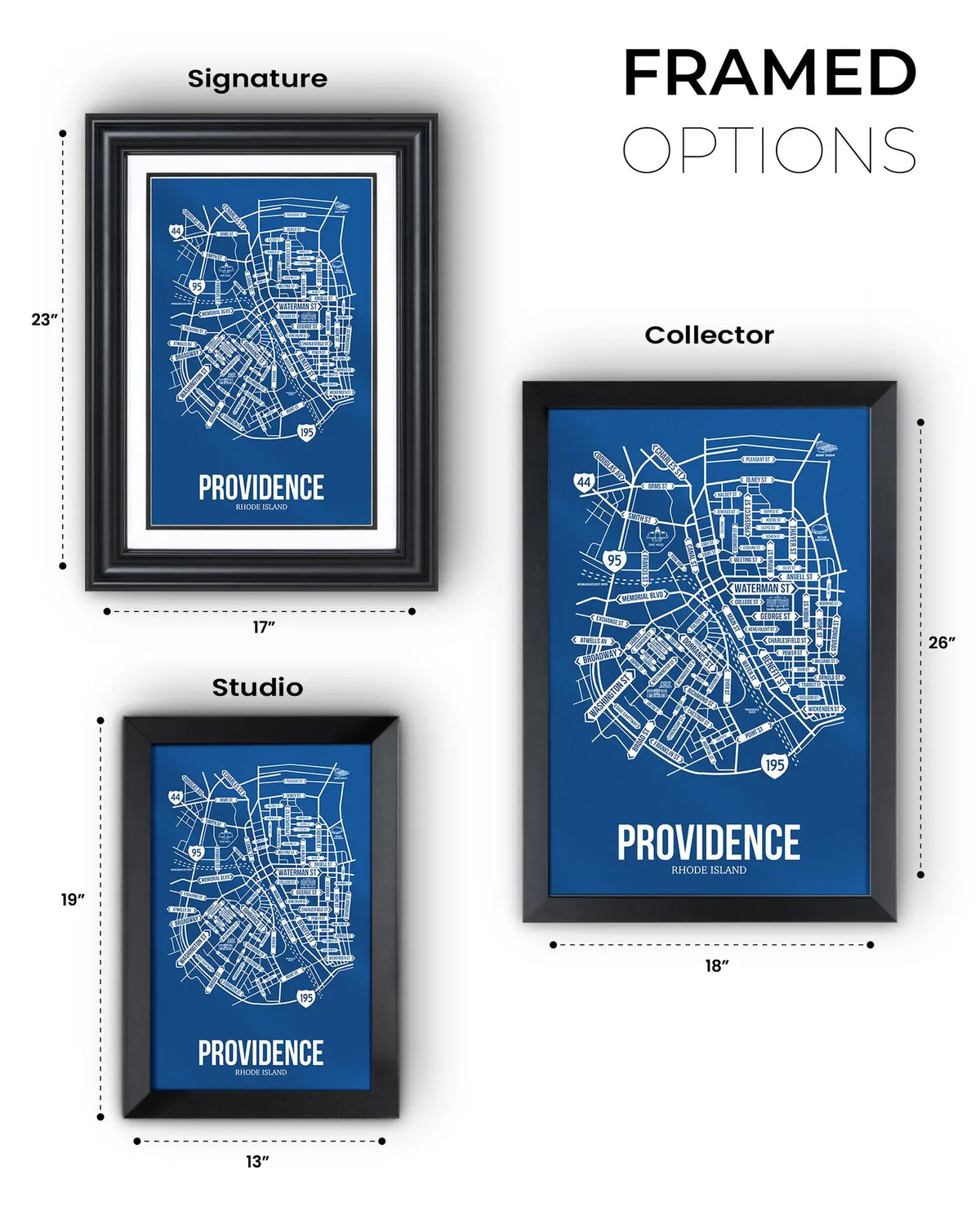 Providence, Rhode Island street map