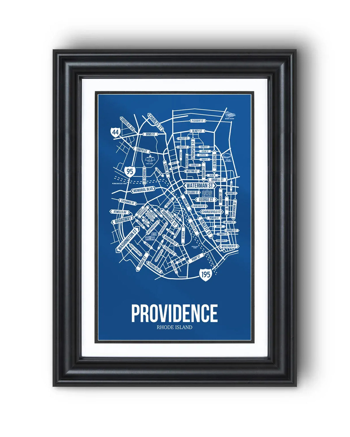 Providence, Rhode Island street map