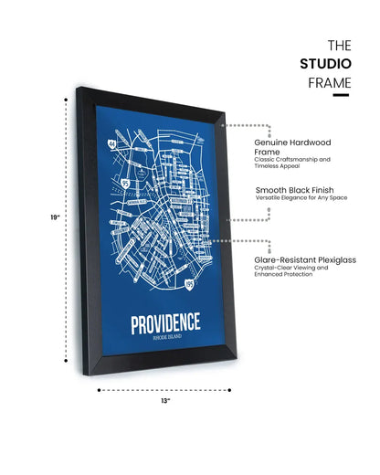 Providence, Rhode Island street map