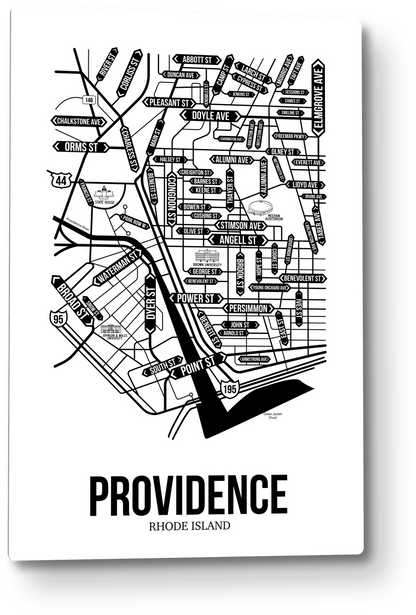 Providence, Rhode Island street map