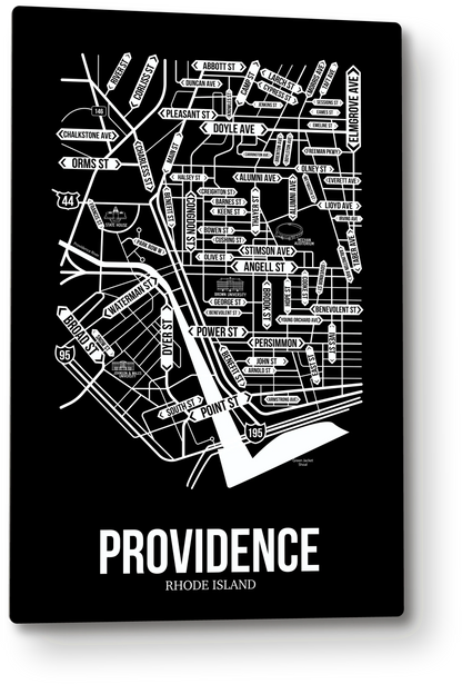 Providence, Rhode Island street map