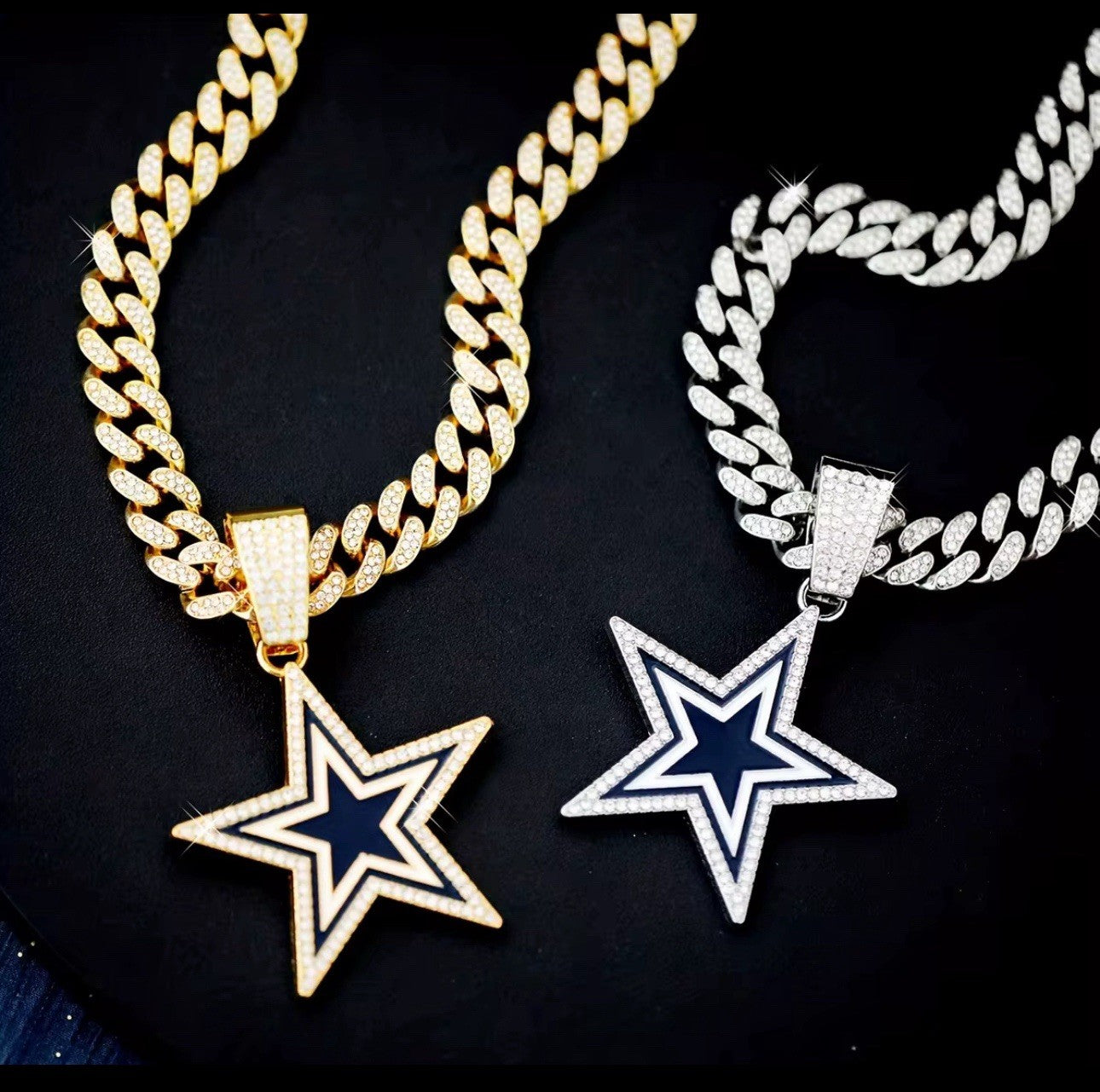 Dallas City Emblem Pendant Necklace for True Fans