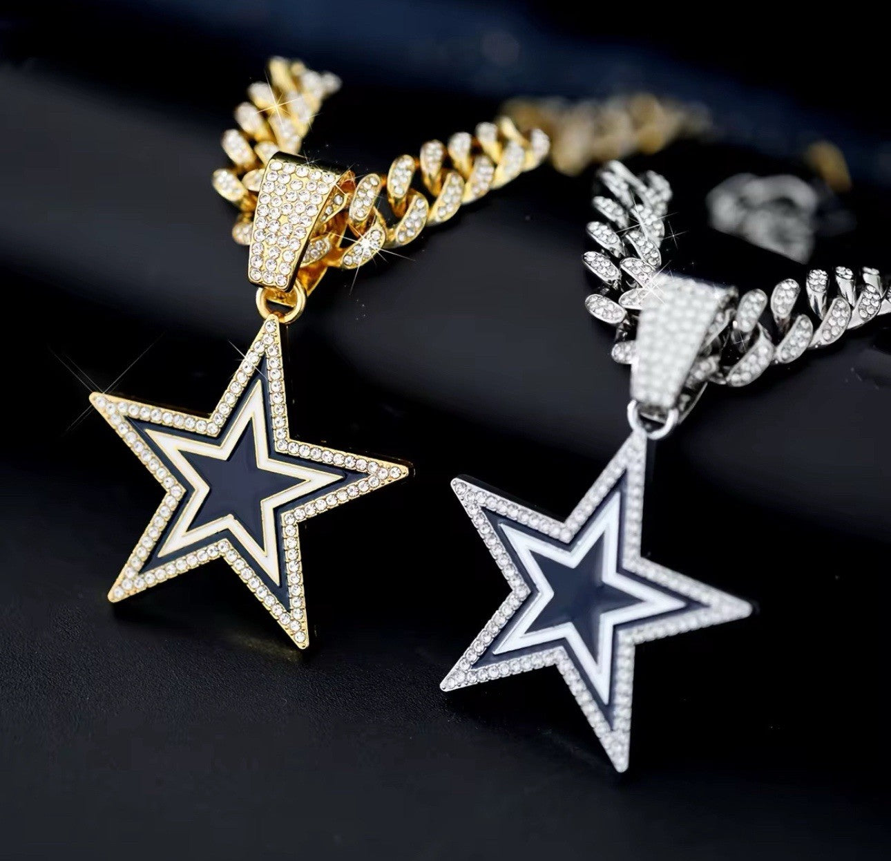 Dallas City Emblem Pendant Necklace for True Fans