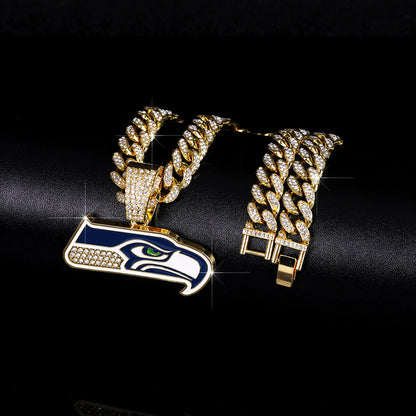 Seattle Emblem Pendant Necklace – Sparkling Gift for Seattle Lovers