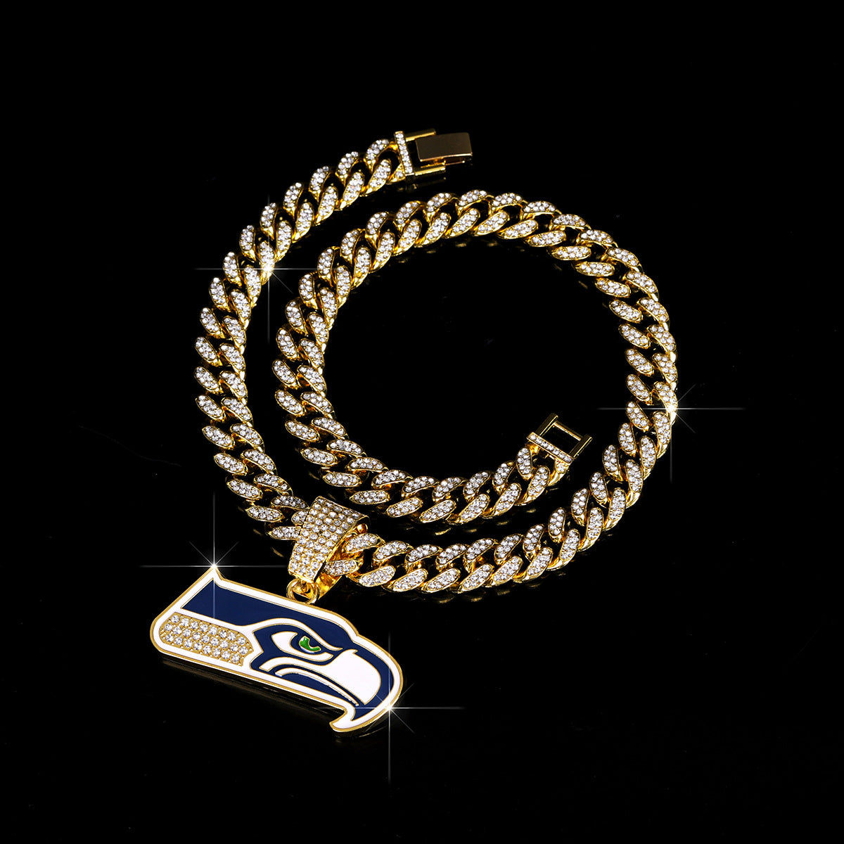 Seattle Emblem Pendant Necklace – Sparkling Gift for Seattle Lovers