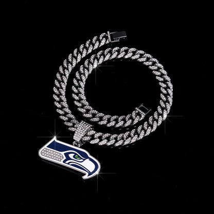 Seattle Emblem Pendant Necklace – Sparkling Gift for Seattle Lovers
