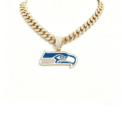 Seattle Emblem Pendant Necklace – Sparkling Gift for Seattle Lovers