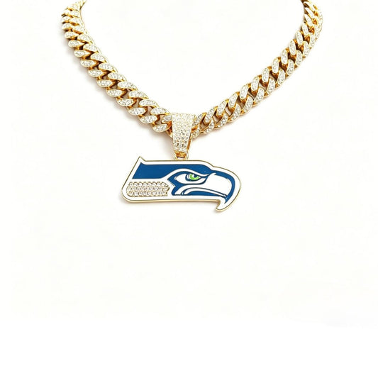 Seattle Emblem Pendant Necklace – Sparkling Gift for Seattle Lovers