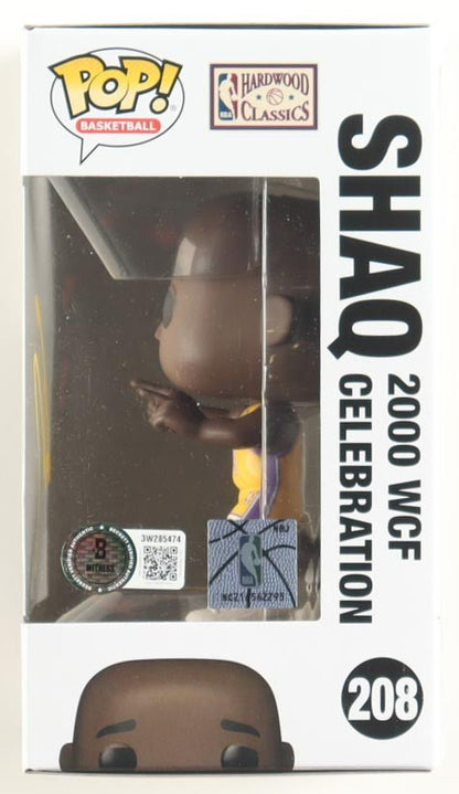 Shaquille O'Neal Signed Lakers Funko Pop 208 Beckett