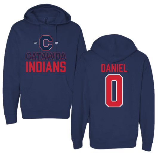 Catawba College Basketball Navy General Hoodie - #0 Chase Daniel