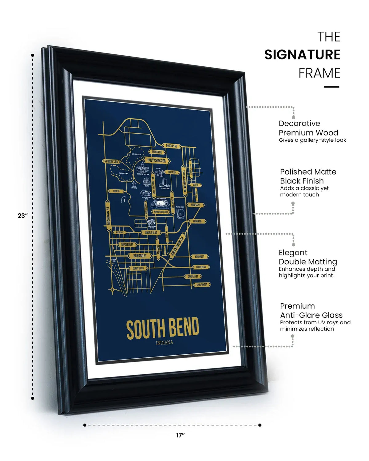 South Bend, Indiana street map