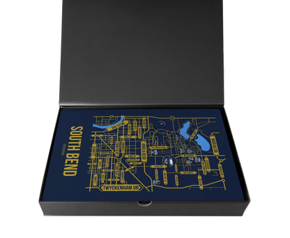 South Bend, Indiana street map