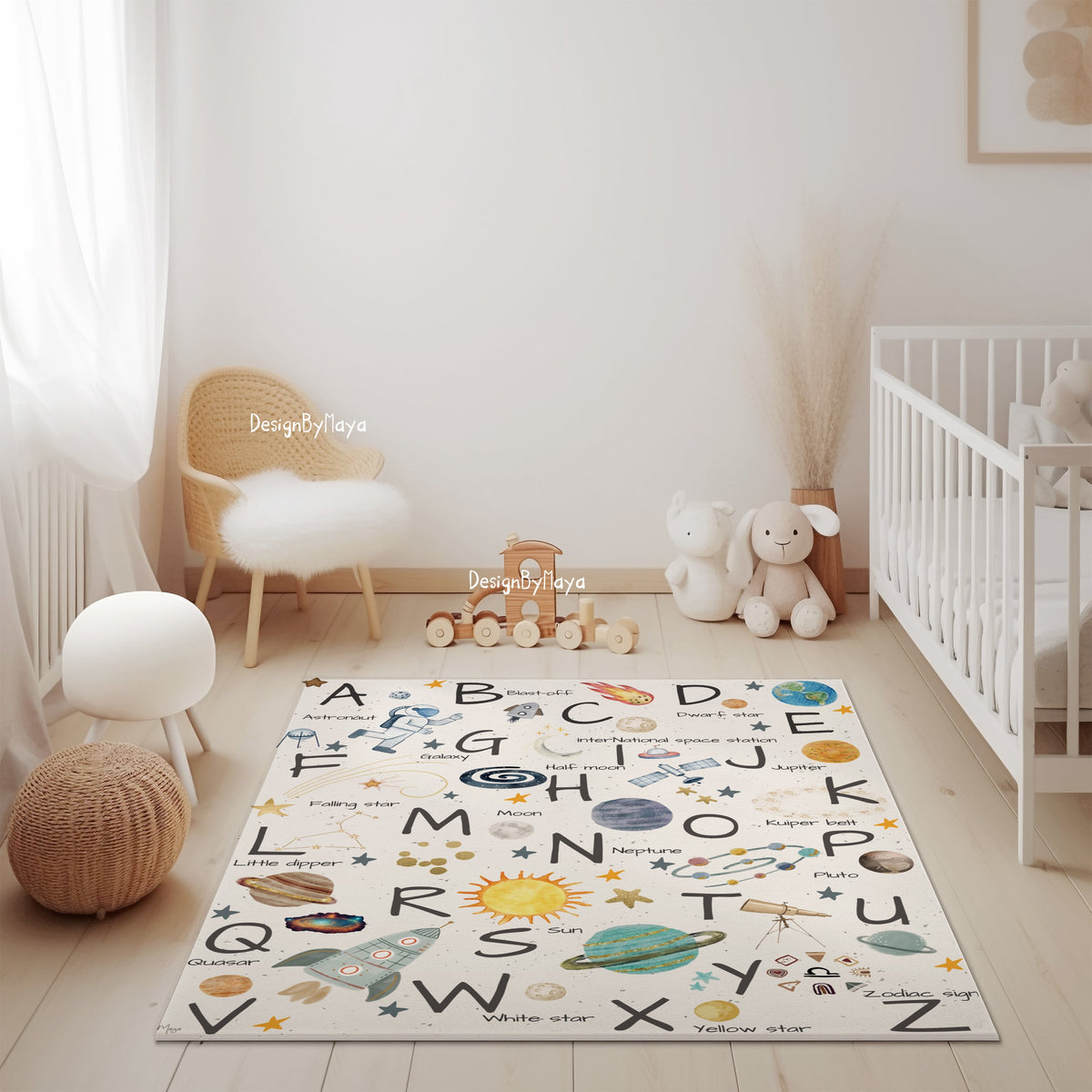 Baseball Field Playroom Rug / World map Area Rug