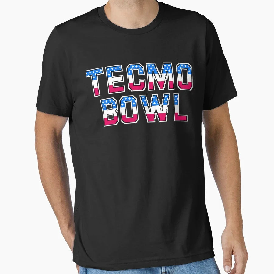Tecmo Bowl Logo T-Shirt - Fun Novelty Design for Adults