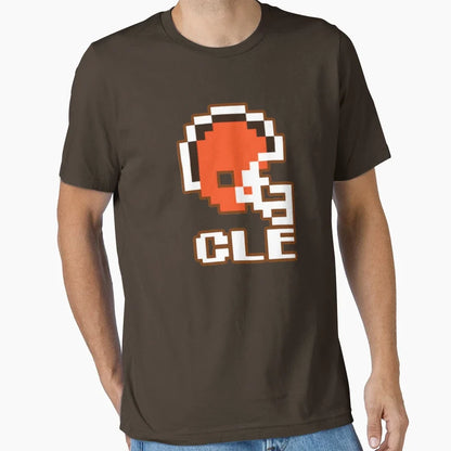 Cleveland Tecmo Bowl Video Games T-Shirt - Graphic Print Unisex