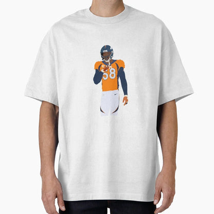 Von Miller Denver Broncos Art T-Shirt - Aesthetic Graphic Unisex