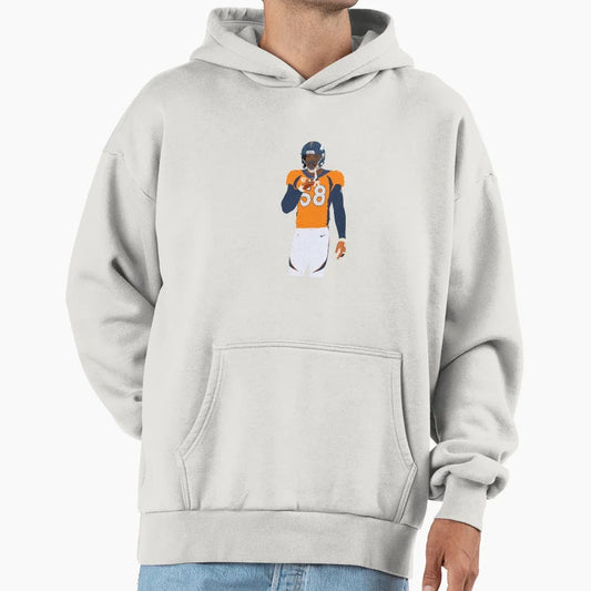 Von Miller Denver Broncos Art Hoodie - Unique Graphic Men Women